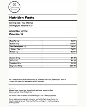 Load image into Gallery viewer, genuine essiac nutrition facts 1 lb. bag 3 oz. serving