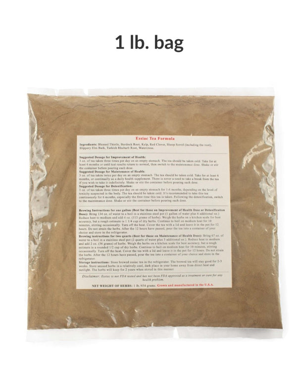 4 lb. of Essiac in FOUR (4) 1 lb. bags (8-12 Month Supply - Costs less than $1 per day to use)