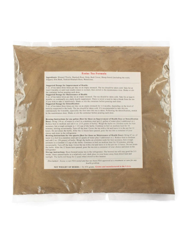 1 lb genuine essiac tea bag