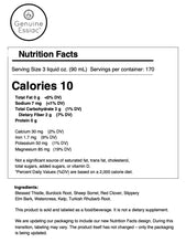 Load image into Gallery viewer, 1 lb genuine essiac nutrition facts panel
