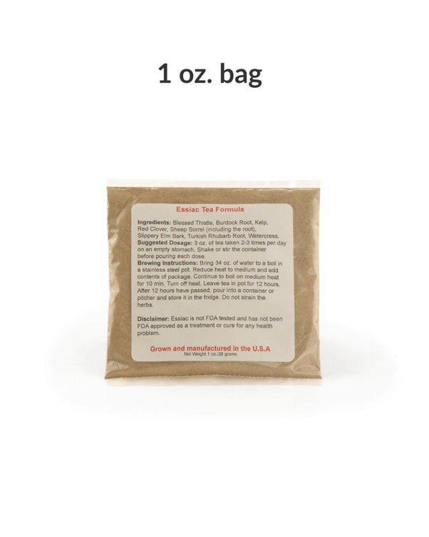 1 oz. bag of genuine essiac tea