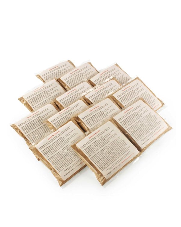 3 lb. 4 oz. of genuine essiac tea in thirteen four oz. bags