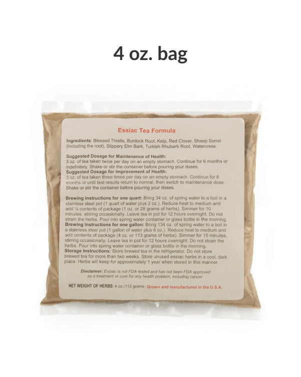 4 oz. bag genuine essiac tea