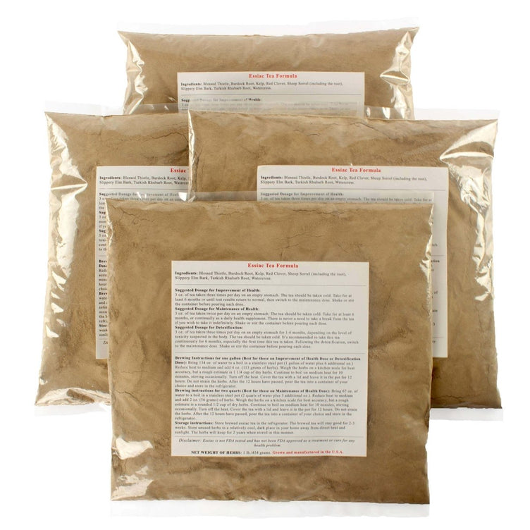 4 lb. essiac tea in four 1 lb. bags