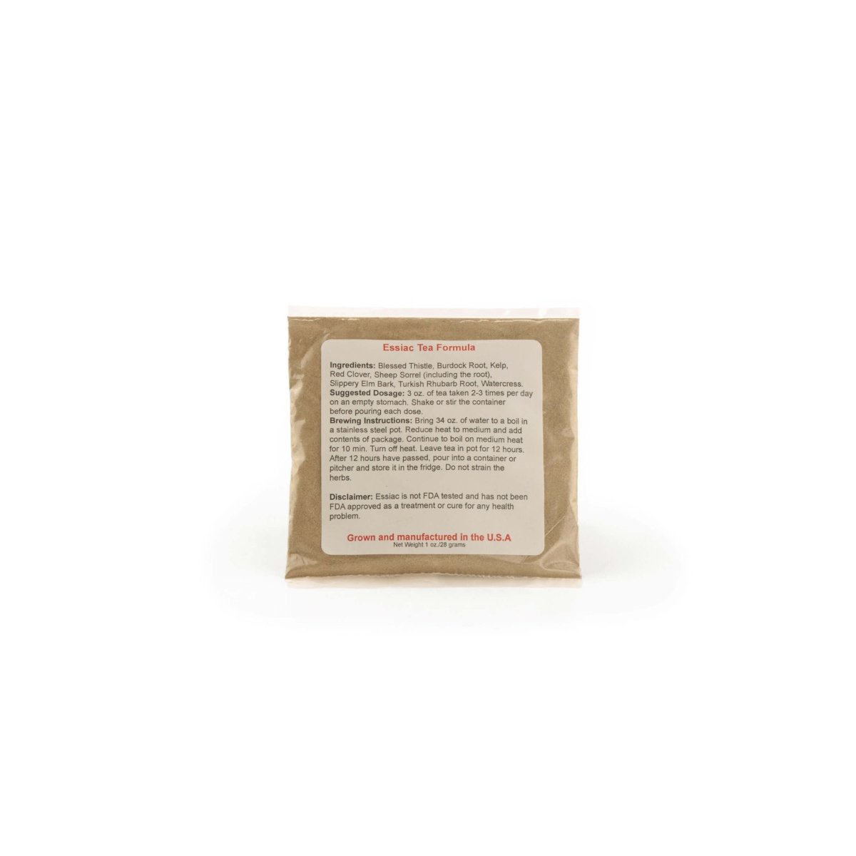 1 oz. essiac tea