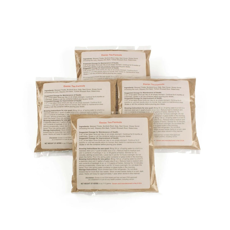1 lb. of essiac in four 4 oz. packets