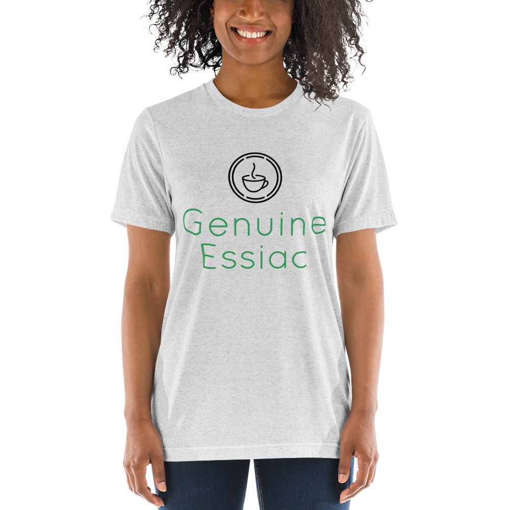 Genuine Essiac Stacked Logo - Short Sleeve Soft Unisex T-Shirt